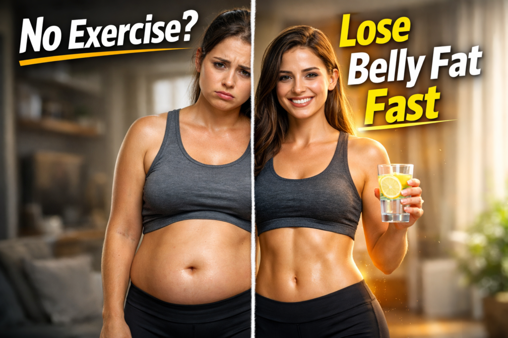 Simple Ways to Get a Flat Stomach Naturally at Home Without Workout