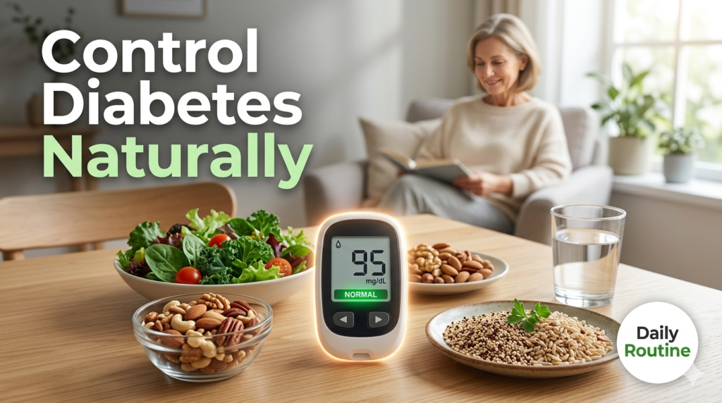 how to manage diabetes naturally at home