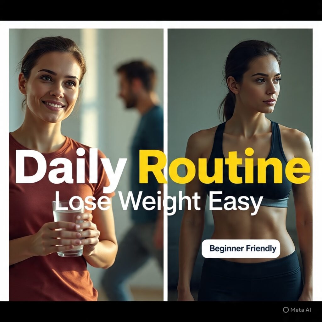 daily routine for weight loss at home for beginners